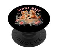 Cat Owner Alpha Cute Kitten Meme Male Men or Women PopSockets Adhesive PopGrip