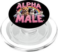 Cat Owner Alpha Cute Kitten Meme Male Men or Women PopSockets PopGrip for MagSafe