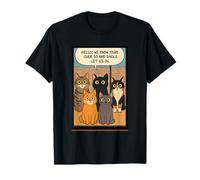 Cat Owner Lover Over 50 Single with Cats Kittens Vintage T-Shirt