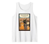 Cat Owner Lover Over 50 Single with Cats Kittens Vintage Tank Top
