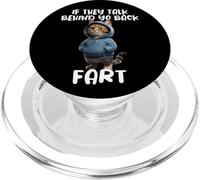 Cat Owner Saying If They Talk About Your Back Fart Meme PopSockets PopGrip for MagSafe