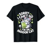 Cat Owners Introverts Sorry I Cant Go Im an Indoor Cat T-Shirt