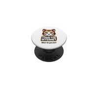 Cat Owns the Internet - What do You Do? PopSockets Adhesive PopGrip