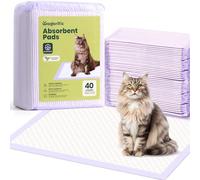 Cat Pads Refills for Tidy Cats Breeze Litter System - Super Absorbent 6-Layer Pads for Odor Control Unscented - 16.9" x 11.4" - Pack of 40 Litter Box Replacement Pads