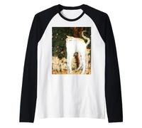 Cat Painting by French Artist Pierre Bonnard Raglan Baseball Tee
