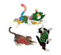 Cat Paper Doll,with 14 Movable Joints Fun Flexible Bulldog Decor - Animal Figure Paper Craft Kit - for Desktop Home Party Hobby Halloween Thanksgiving Holiday Birthday Dormitory Apartment