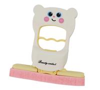 Cat Pattern Handheld Mop Portable, Super Absorbent with Cute and Cat Convenience in Every use Enhancing Your Cleaning Efficiency Suitable for Daily Operations with Simple (White Cream)