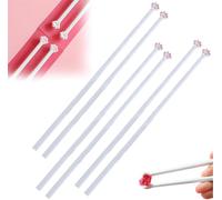 Cat Paw Chopsticks, Cute & Unique Pink Paw Prints Reusable Non-Slip Chopsticks, Durable & Lightweight Cat Claw Design, Fun Idea Gifts for Girlfriends Cat Lovers (3Pcs)