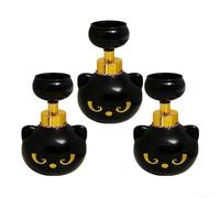 Cat Paw Foam Soap Dispenser 15cm ABS Black Refillable Foaming Hand Soap Pump 15cm Cute Cat Design Bathroom Refillable Foam Soap Dispenser 15cm for Kitchen Sink Black Cat Paw Soap Dispenser 15cm ABS(3)