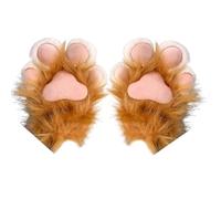 Cat Paw Gloves, Cartoon Furry Paw Gloves, Cute Animal Kitten Paws Mitten, Warm Furry Gloves For Boys Girls, Christmas Holiday Paw Gloves, Furry Cat Paw Gloves, Christmas Cat Paw Mittens