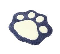 Cat Paw Mat | Cat Paw Plush Fiber Bath Rug,Water Absorbent Skin-friendly Kitchen Comfortable Quick Dry Non-Slip Dog Rug With Plush Fiber