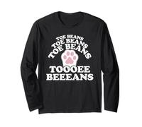 Cat Paw Pad Meme Meem Toe Beans Long Sleeve T-Shirt
