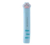 Cat Paw Scissors, Cute Multifunctional Stainless Steel Hand Scissors Mini Portable Cat Paw Art Scissors Scissors Girl Gift(Blue)