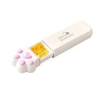 Cat Paw Shape Pill Box, Pill Organiser 3 Times a Day for Daily Medication - Cute and Practical Pill Box for Adults, Seniors, Kids, and Daily Use