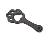 Cat paw-shaped soft leather riding whip, equestrian training and horse handling tool, horseback command stick