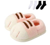 Cat Paw Slippers for Women, Women's Cute Cat Paw Cozy Shoes, Animal Claw Design Slippers
