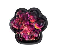 Cat Paw Squeeze Toy, Starry Sky Cat Paw Squish Toys Fun Squishy Pinch Taba Toy Fufu Kitty Paw Relaxing Stress Toy Kawaii Paw Fidget Toys for Kids Adults Halloween Easter Party Favors (Dazzling Red)