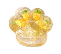 Cat Paw Squishy | 2.76x2.56 Inches Squishy Paw | Sequin Cat Paw Squishys Fidget Toys for Relaxation | Silicone Animal Shaped Emotion and Stress Relieving Squeeze Toys for Kids & Adults