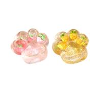 Cat Paw Squishy, 2 Pcs Fruit Taba Squishy Cat Paw, Stress Relief Toy for Girls, Anxiety Management, Fun Classroom Activity, Valentine's Gift, 7cm/2.75in