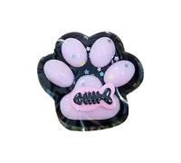 Cat Paw Squishy Fidget, Slow Rebound Hand Squeeze in Black & Purple Super Soft Starry Sky Cat Paw Squeeze Holiday Party Birthday Gifts Stress Relief Companion for Adults