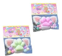 Cat Paw Squishy, Squishy Toys, 2pcs Fidget Toys, For Adults Squeezeable Fidget Game To Anxieties Relieve Novelty Presents For Birthday Christmas