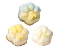 Cat Paw Squishy Toys, Kawai-i Cat Paw Squeeze Toys, Novelty Cat Paw Fidget Toys, Cute Stress Relief Squeeze Toys, Squishy Cat Paw for Anxiet-y Relief, for Cat Lovers, Kids, Adults