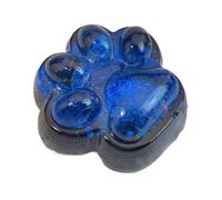 Cat Paw Stress Relief Squeeze Toy - Glitter Fidget Toy for Anxiety, Soft Silicone Squishy Ball, Portable Sensory Stress Ball for Adults Kids Teens, Office Desk Toy Gift (blue)