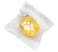 Cat Paw Stress Toy - Mini Silicone Squishy, Calming Sensory Design, Tension Release Aid, Portable Comfort Item, Choice | Soothing Play Encouraging Focus During Study Work Commutes