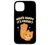 Cat Paws Friday Humor Cute Kawaii Happy-Friday Case for iPhone 13