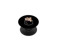 Cat Peace Sign Kitten Graphic For Cat Lovers PopSockets Adhesive PopGrip