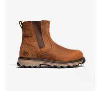 CAT PELTON Mens Dealer Safety Boots Beige - UK 12