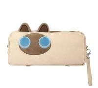 Cat Pencil Case - Aesthetic Pencil Case, Zipper Organizer Pocket | Multifunctional Stationery Holder, Compact Accessory Set with Carrying Solution, Beige Yellow, Siehe Beschreibung, See description