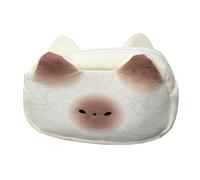 Cat Pencil Pouch | 20x4x12cm Cats Pen Bags | Cartoon Animal Stationery Bag | for Girls & Students, Fits Sticky Notes & Stationery, Cute & Durable, Zipper Closure - Plush + Cotton