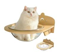 Cat Perch - Cat Seat on Window Sill for Indoor Cats with Suction Cups | Space Saving Wall Shelf for Rest, Sun Lounger and Indoor and Outdoor