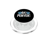 Cat Pervert Angry Neighbor Funny Viral Video Meme PopSockets PopGrip for MagSafe
