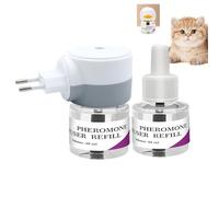 Cat Pheromone Diffuser,Soothing Pheromone Diffuser Plug-In For Cats - Comfort Plug In Sleep Home Calm Indoor Travel