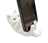 Cat Phone Holder Funny Cat Shape 3D Printed Table Accessories | Animal Tablet Holder Home Decoration for Tablet E-Reader Office Home Study Bedroom Living Room
