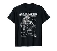 Cat Physics Projectile Motion Science Teacher Humour Value Graphic T-Shirt