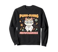Cat Physics Quantum Mechanics Schrodinger Science Sweatshirt