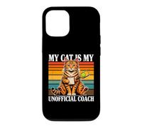Cat Pickleball My Cat Is My Unofficial Coach Case for iPhone 12/12 Pro