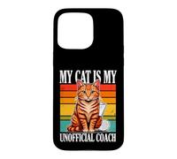 Cat Pickleball My Cat Is My Unofficial Coach Case for iPhone 15 Pro Max