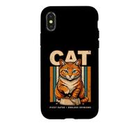 Cat Picky Eater Endless Opinions Case for iPhone X/XS