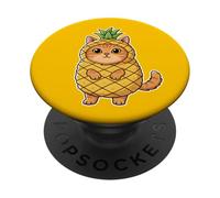 Cat Pineapple Costume PopSockets Adhesive PopGrip