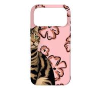 Cat Pink Back Looking to the Side Case for iPhone 17 Pro Max