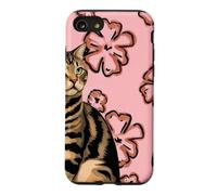 Cat Pink Back Looking to the Side Case for iPhone SE (2020) / 7/8