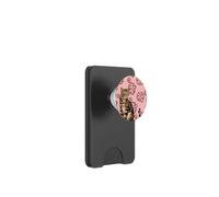 Cat Pink Back Looking to the Side PopSockets PopWallet for MagSafe