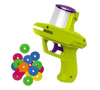 Cat Pitcher Foam Slider Zipper Slider Pitcher Cat Proportional Colorful Flying Propeller Interactive Outdoor In The Backyard (B, One Size)