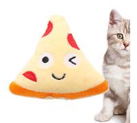 Cat Pizza Plush Toy | Creative Interactive Cat Toys Catnip,Cat Toys, Funny Dog Toys, Calming Indoor Cat Toys for Cat Exercise, Pets, Exercising