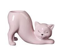 Cat Planter - Cute Flying Pot, Desktop Planter Vase Holder, Succulent Ceramic Planter, Animal Flying Pot for Indoor Planting, Small Planter Set