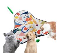 Cat Play Mat - 2 in 1 Interactive Automatic Moving Pet Game - Automatic Pet Toy for Indoor Games, Mental Training and Hunting Simulation